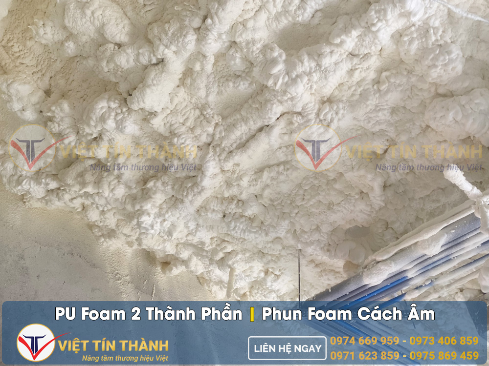 foam pu cách âm 2 thành phần